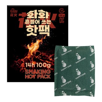 국산 화화 흔드는 핫팩 100g