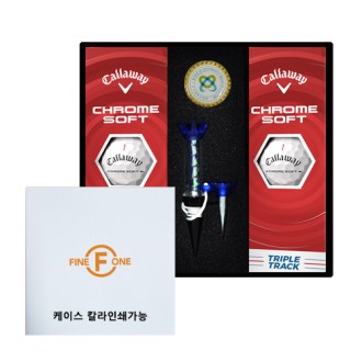 [굿즈]캘러웨이 크롬 TT 6구 금장볼마커 자석티세트