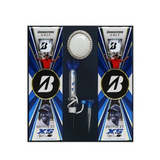 [브리지스톤] tour b xs 타이거우즈 골프공 6구+볼마커+자석티+클립