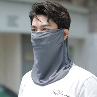 남성용 편안한 신축성 골프 마스크 햇빛 페이스커버