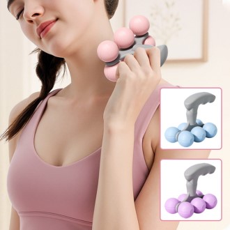 T028 마이핸디 림프 마사지 롤러 순환 지압볼 회전 바디 군살 종아리 마사지볼 인쇄 답례품