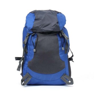 마운트 접이식 등산가방 40L 생활방수 등산 백팩 (블루)