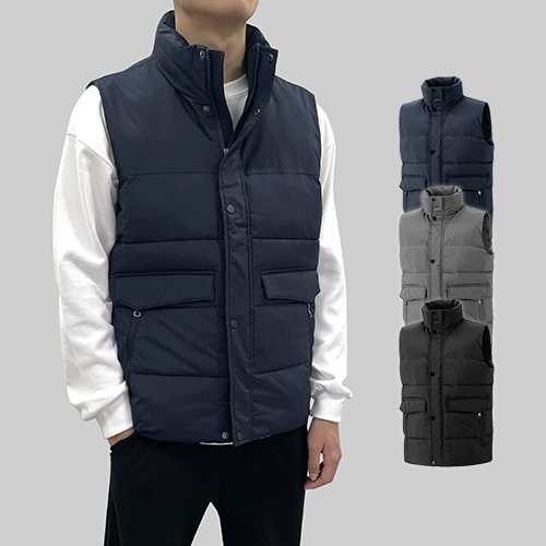 남성 여성 필굿 더블웜 패딩 조끼 M-4XL