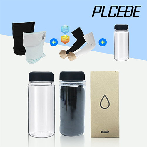 플씨드 귀걸이 쿨마스크 1P + 국산 라인 쿨토시 1P + 아이스 보틀 350ml 1P 세트