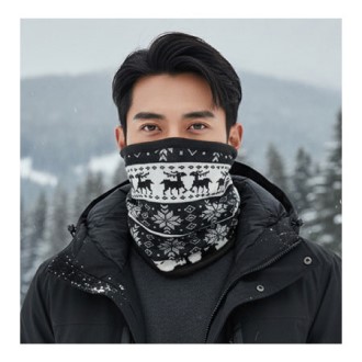 눈꽃넥워머 방한넥워머 겨울넥워머