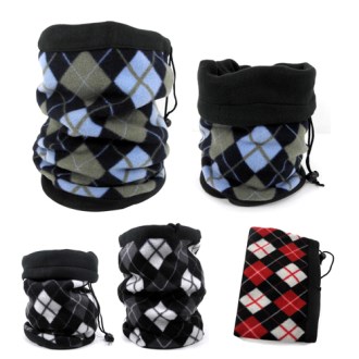 폴라폴리스 양면 체크 넥워머