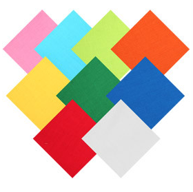 패스톤면 60수 컬러 손수건 50x50