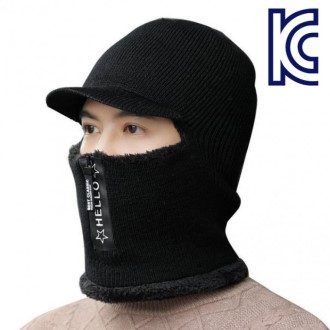 코스모 (wang)일체형 겨울 방한모자 바라클라바 넥워머