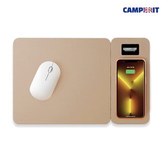캠브리트 고속무선충전 마우스패드 분리형 2in1 LED white Light (홍보의여왕)
