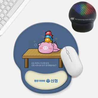 AW003 커스텀 코지 마우스 패드 주문제작 인쇄 답례품 손목보호 받침대