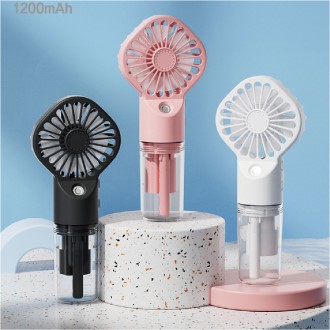 스프레이 선풍기1200mAh, 물분무 선풍기, 휴대용 선풍기 , 미니선풍기, 가습기 미스트