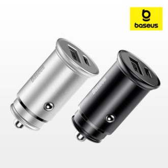 베이스어스 차량용 고속 충전기 듀얼 차량 자동차 시거잭 USB+C타입 30W PD3.0