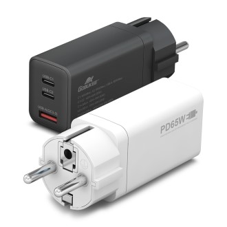 고부기 65W PD PPS 접지형 GaN USB 초고속 미니 3포트 멀티 충전기