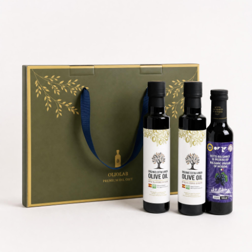 유기농 올리브오일 엑스트라버진 250ml * 2p + 발사믹식초 250ml 선물세트