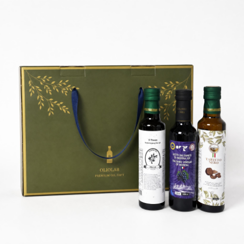 올리브오일 250ml +트러플오일 250ml + 발사믹식초 250ml 선물세트