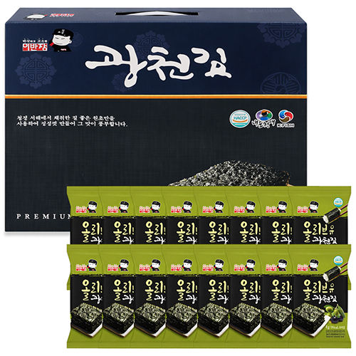 이반장 광천김선물세트(도시락김16봉)