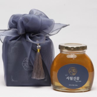 천연벌꿀 국내산 꿀 명절 답례품 선물세트 서월진꿀 350g 전통포장