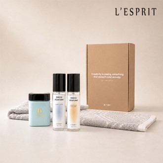 레스쁘리 고급 탈취세트 C (몽블랑 타올 200g+드레스퍼퓸 100mlx2ea+조요탈취제 300g)