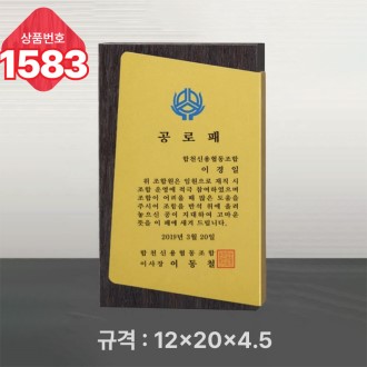 일반 상패 1583