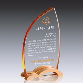 크리스탈 메탈 상패 Sd14)2-6