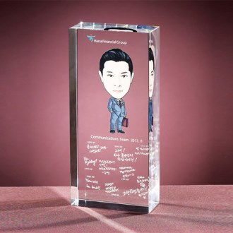 크리스탈 상패 8) 195-1