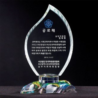 크리스탈 상패 8) 218-4