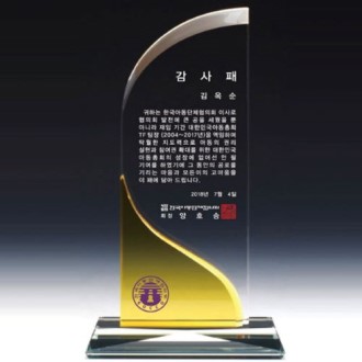 크리스탈 상패 DS12)3-5YL