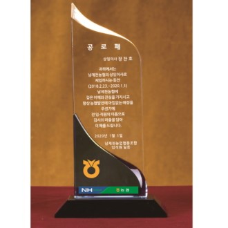 크리스탈 상패 163