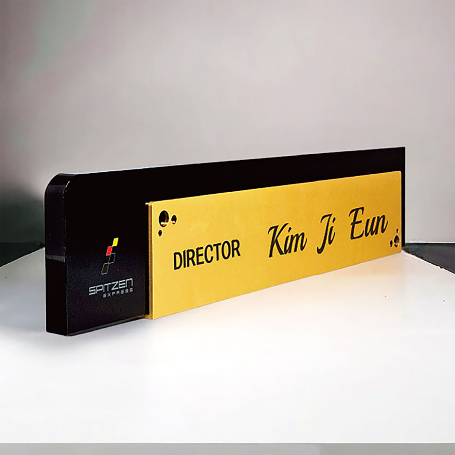 크리스탈 명패 골드명패 M-1