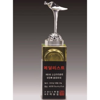 금속크리스탈 실버 골프 트로피 147