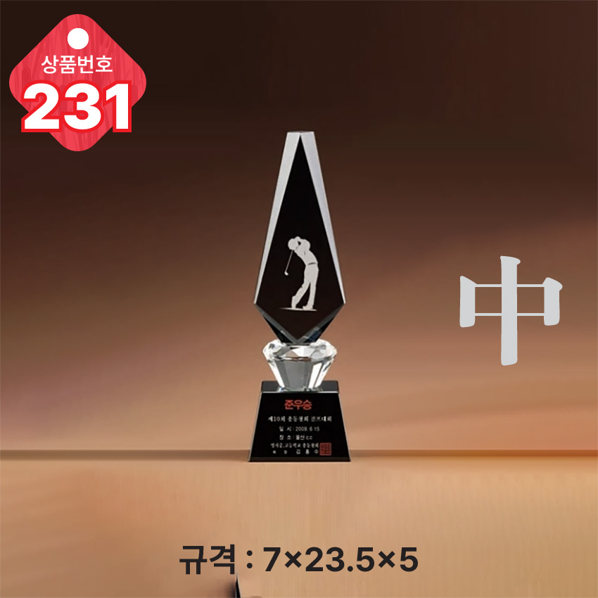 크리스탈 트로피 231