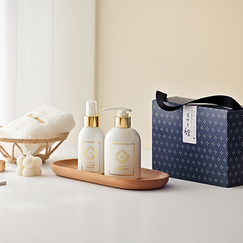 [메이드써니] 핸드타올 모달 40수 60g 고리형 + 핸드워시 250ml + 섬유향수 120ml