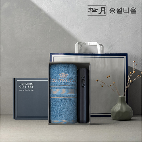 송월 프리미엄 선물 세트, 카운테스마라 센치40 1P + 전동와인오프너 1P