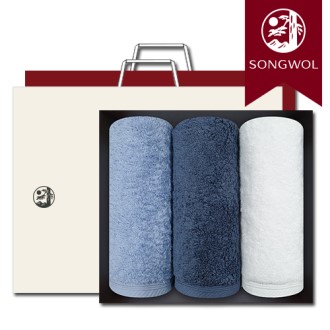 송월타올 항균 180g (40수/40*80cm) 3매입 선물세트(박스+쇼핑백 포함)