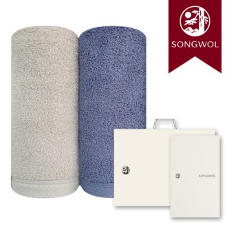 송월타올 샹떼 160g (40수/40*80cm) 2매입 선물세트(박스+쇼핑백 포함)