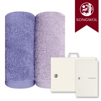 송월타올 벨르 170g (40수/40*80cm) 2매입 선물세트(박스+쇼핑백 포함)
