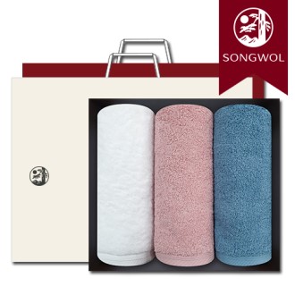 송월타올 파미유 180g (40수/40*80cm) 3매입 선물세트(박스+쇼핑백 포함)