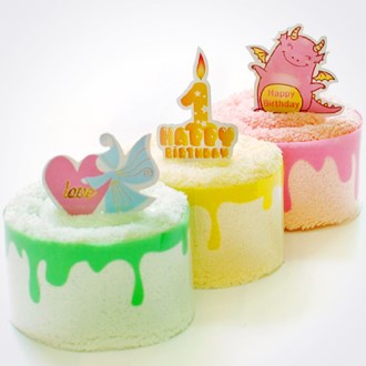 크림 루즈라인 데코 미니 케익타올