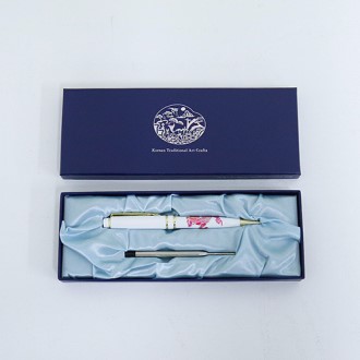 아름누리 핑크자개 말 볼펜 리필심세트