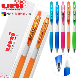 국산 케이스 포함, 유니 클리프터 볼펜 & 샤프 세트