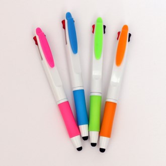 싸이버 2색 터치펜 1.0mm