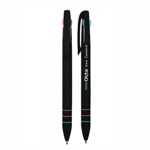 라인 3색 라바 볼펜 0.7mm