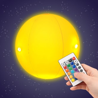 샤니볼 오로라 LED 불빛 비치볼 소프트볼