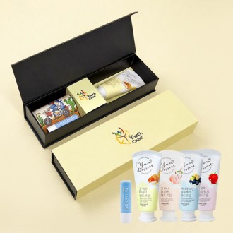 과일나라핸드크림 60ml 립밤 세트 2종+자석싸바리 굿즈세트