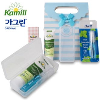 휴대용 카밀 핸드크림 가그린 스프레이 2in1 세트