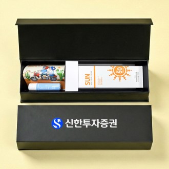 선크림(SPF50+ PA+++) 립밤 세트 2종+자석싸바리