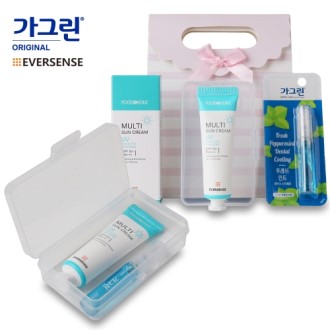 휴대용 에버센스 선크림 가그린 스프레이 세트