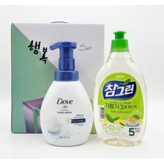 행복 기획세트-1호(핸드워시+주방세제)