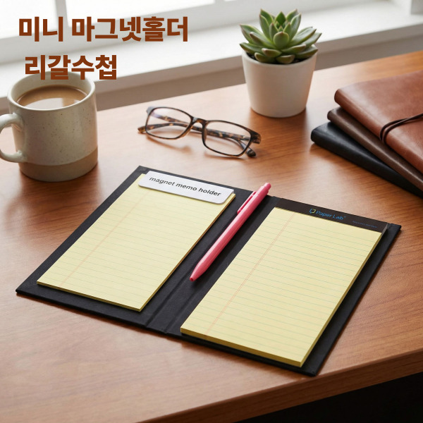 미니 리갈패드 마그넷홀더 수첩(독판인쇄가능)