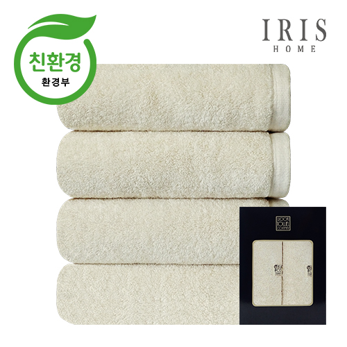 아이리스홈 국내생산 친환경 에어코튼 세면타올 2매